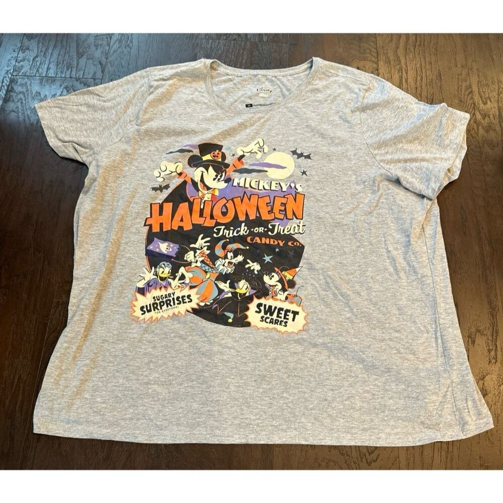 Disney Mickey's Halloween Trick Or Treat Candy Co. T-shirt Sz 3XL